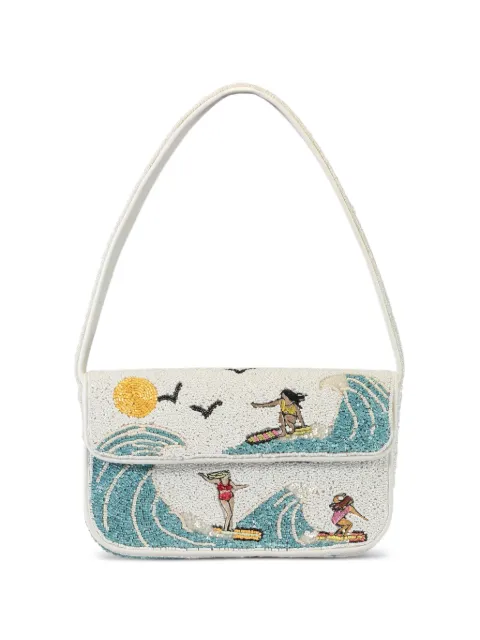 STAUD Tommy Surf Babes beaded bag