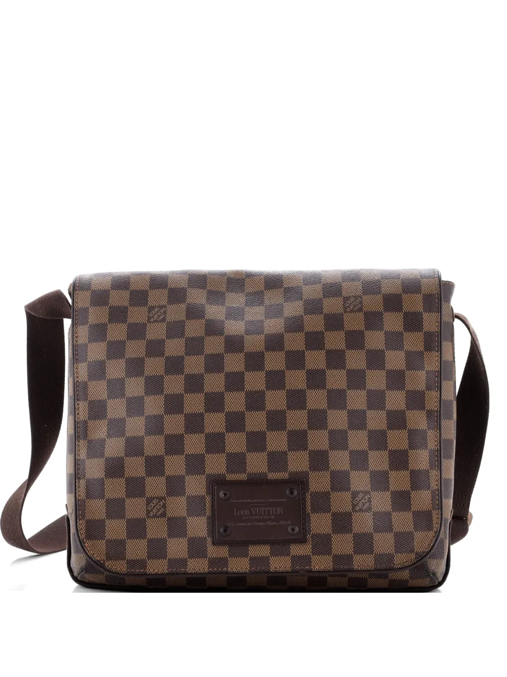 Louis Vuitton Pre-Owned Brooklyn Handbag Damier MM crossbody bag - Marrone