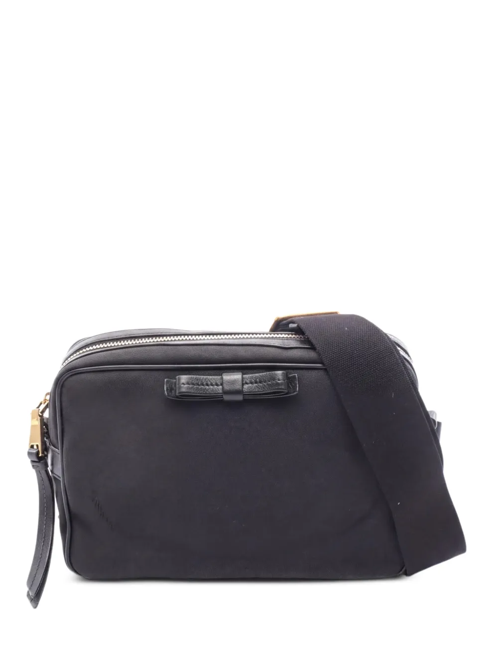 Prada Pre-Owned 2000s Schultertasche mit Jacquardmuster - Schwarz