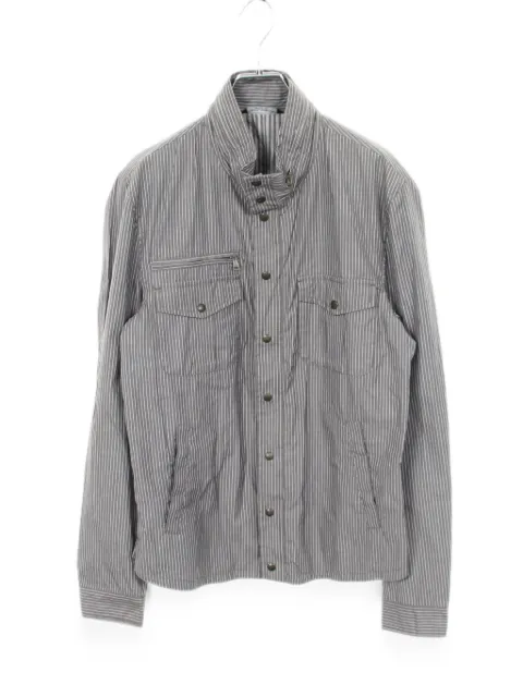 Dolce & Gabbana Pre-Owned 2010s stand-collar striped shirt jacket