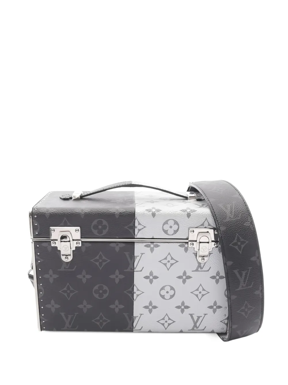 Louis Vuitton Pre-Owned 2018 Eclipse Split Mini Box trunk handbag - Grigio