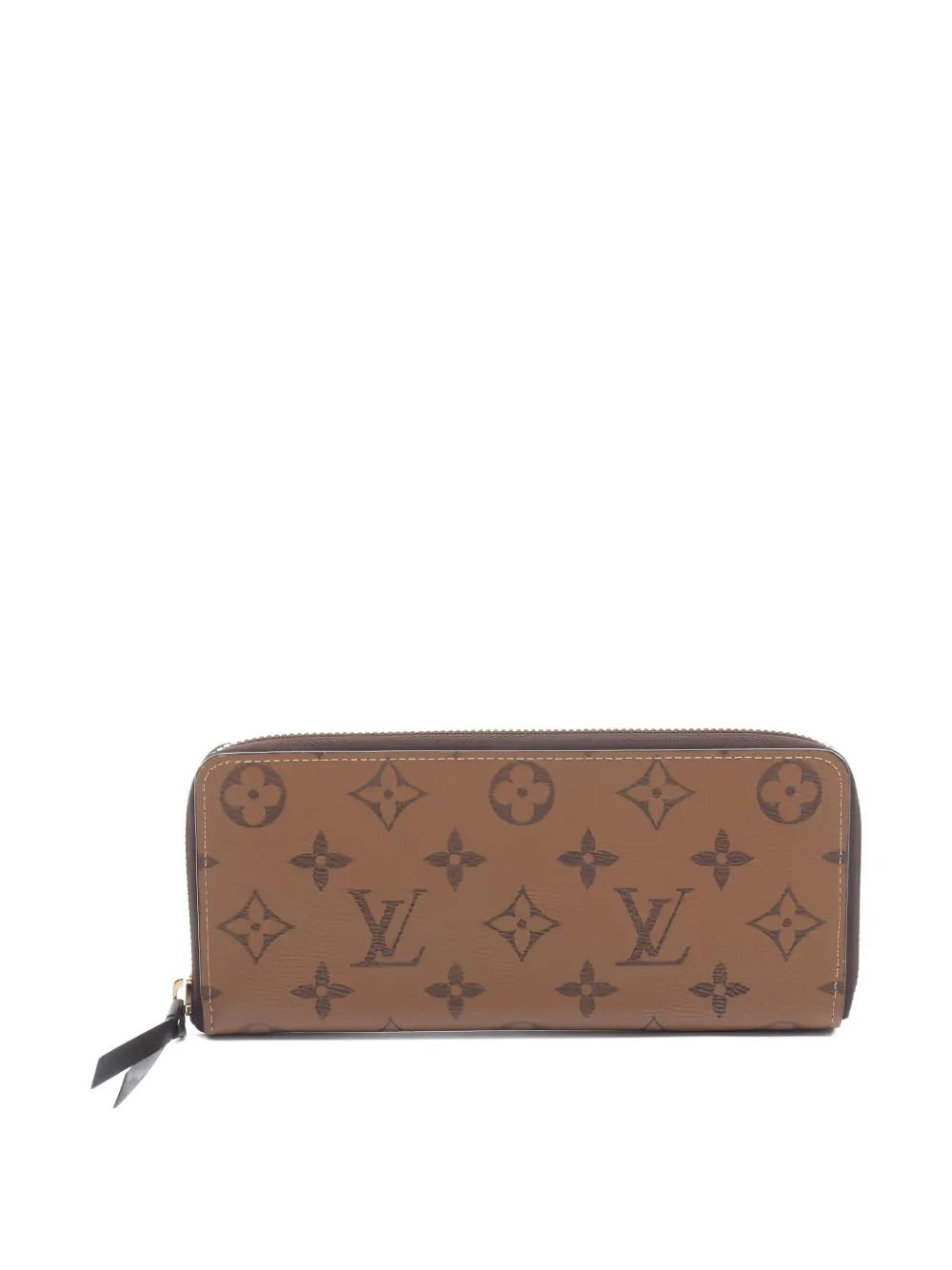 Louis Vuitton Pre-Owned 2021 Clemence Monogram zip-fastening wallet - Marrone