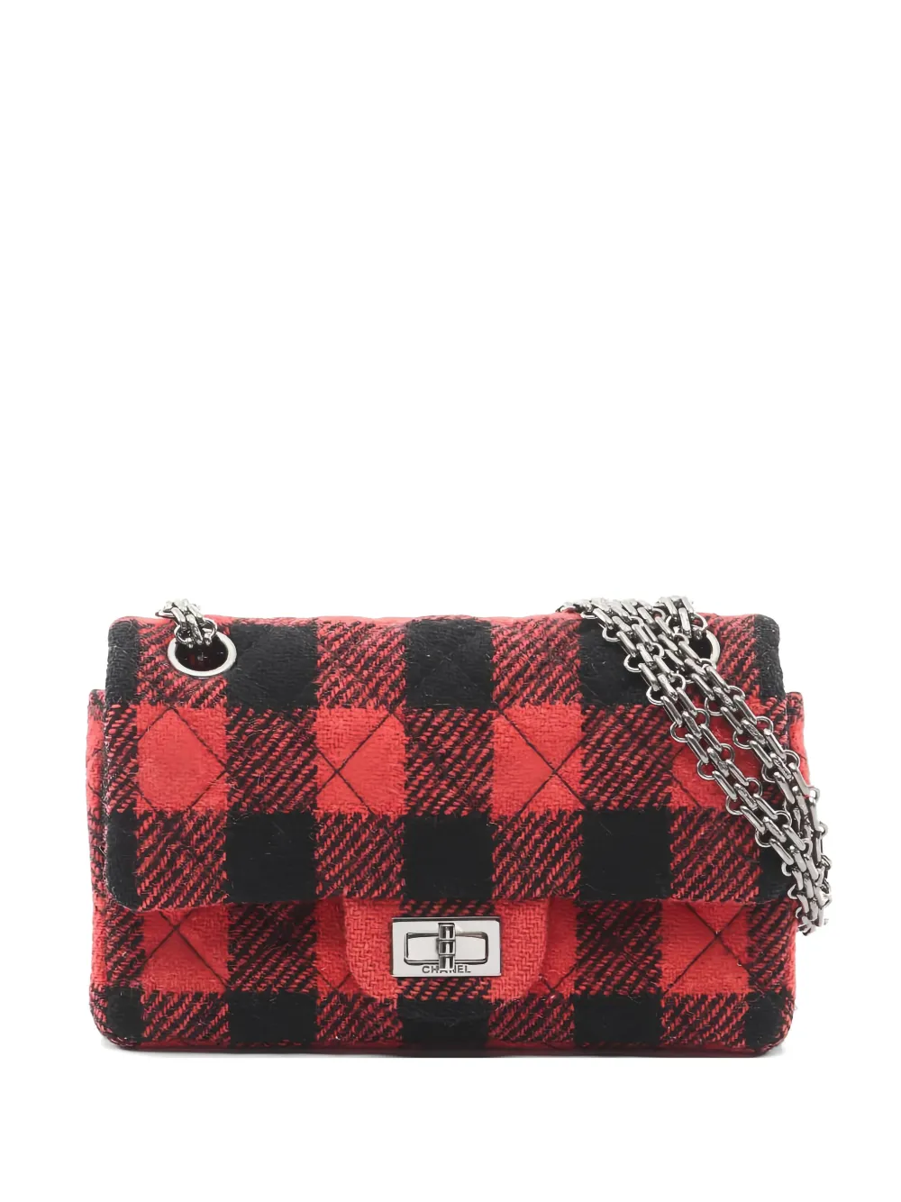 CHANEL Pre-Owned 2015 mademoiselle chain flap shoulder bag - Rosso