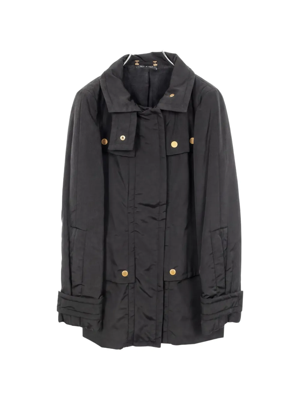 Gucci Pre-Owned 2010s Mantel mit Stehkragen - Schwarz