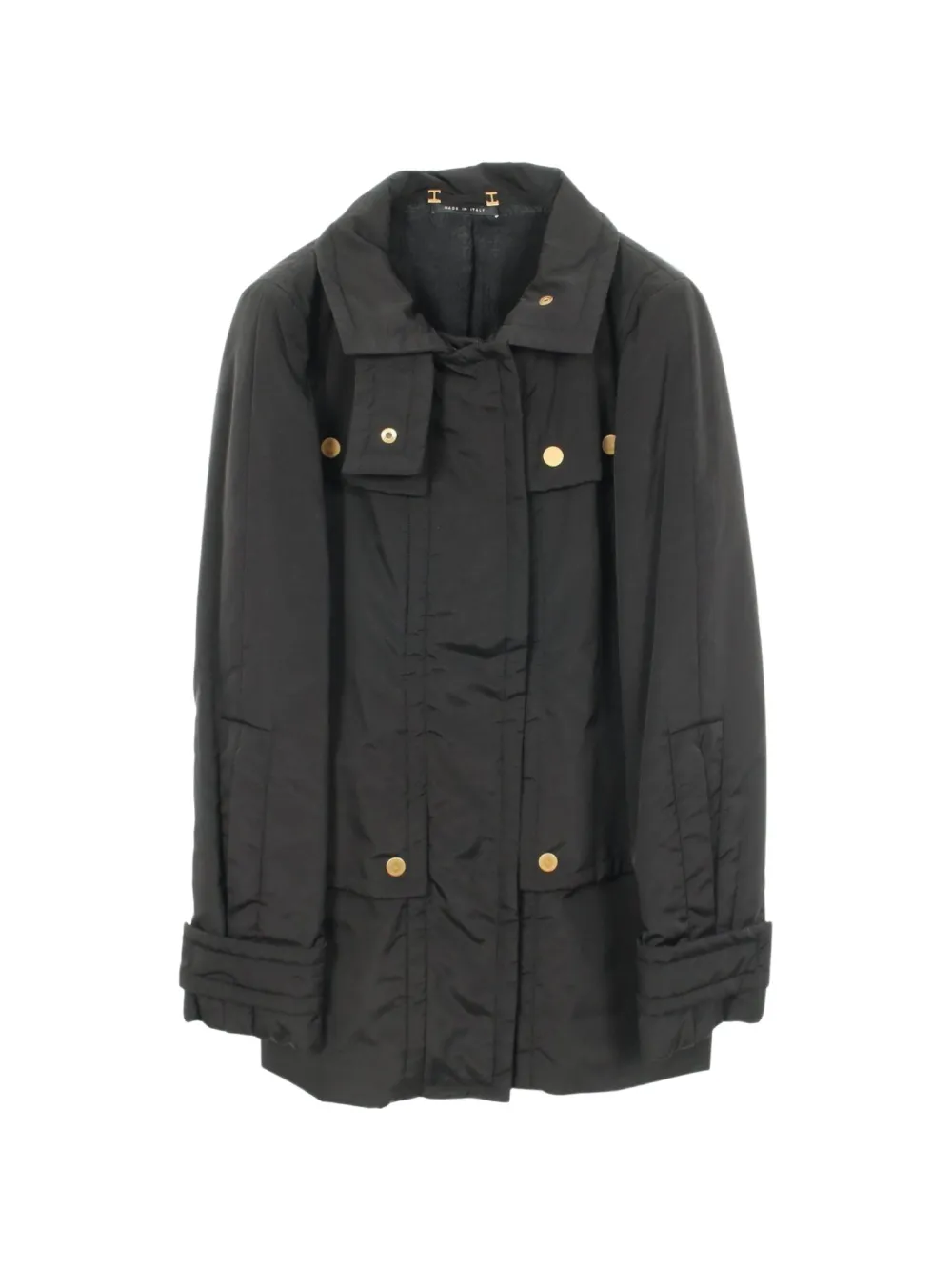 Gucci Pre-Owned 2010s Mantel mit Stehkragen - Schwarz