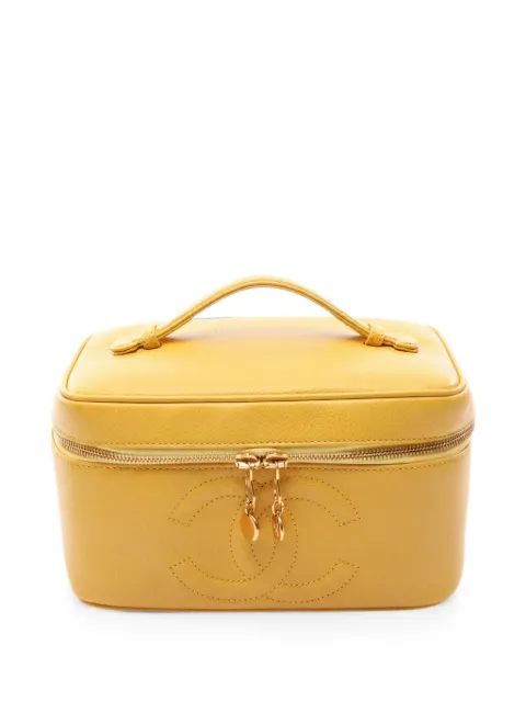 CHANEL Pre-Owned vanity Coco Mark en cuir (années 1997-1999)