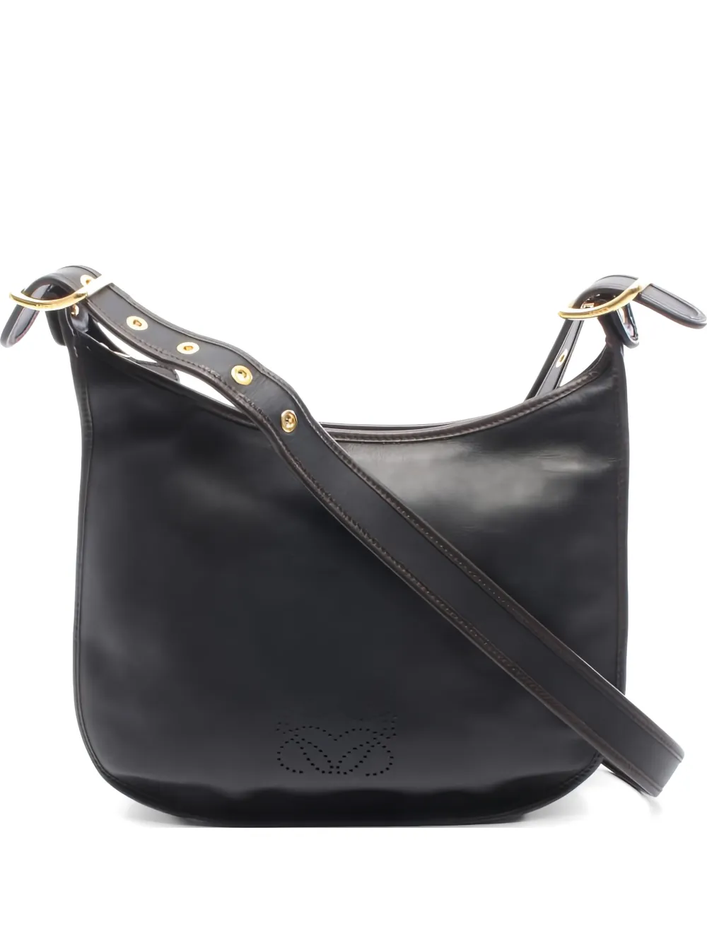 Loewe Pre-Owned Sofia anagram leather shoulder bag - Nero