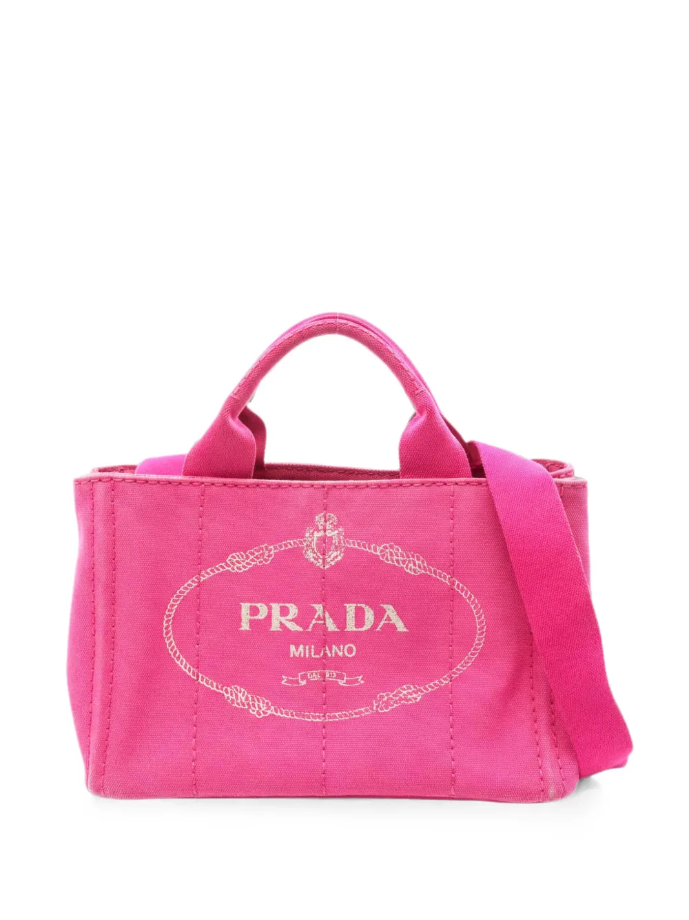 Prada Pre-Owned Borsa tote Canapa anni 2000 - Rosa