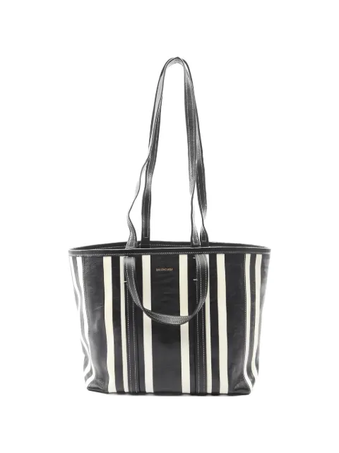 Balenciaga Pre-Owned 2010s Barbes striped leather tote bag