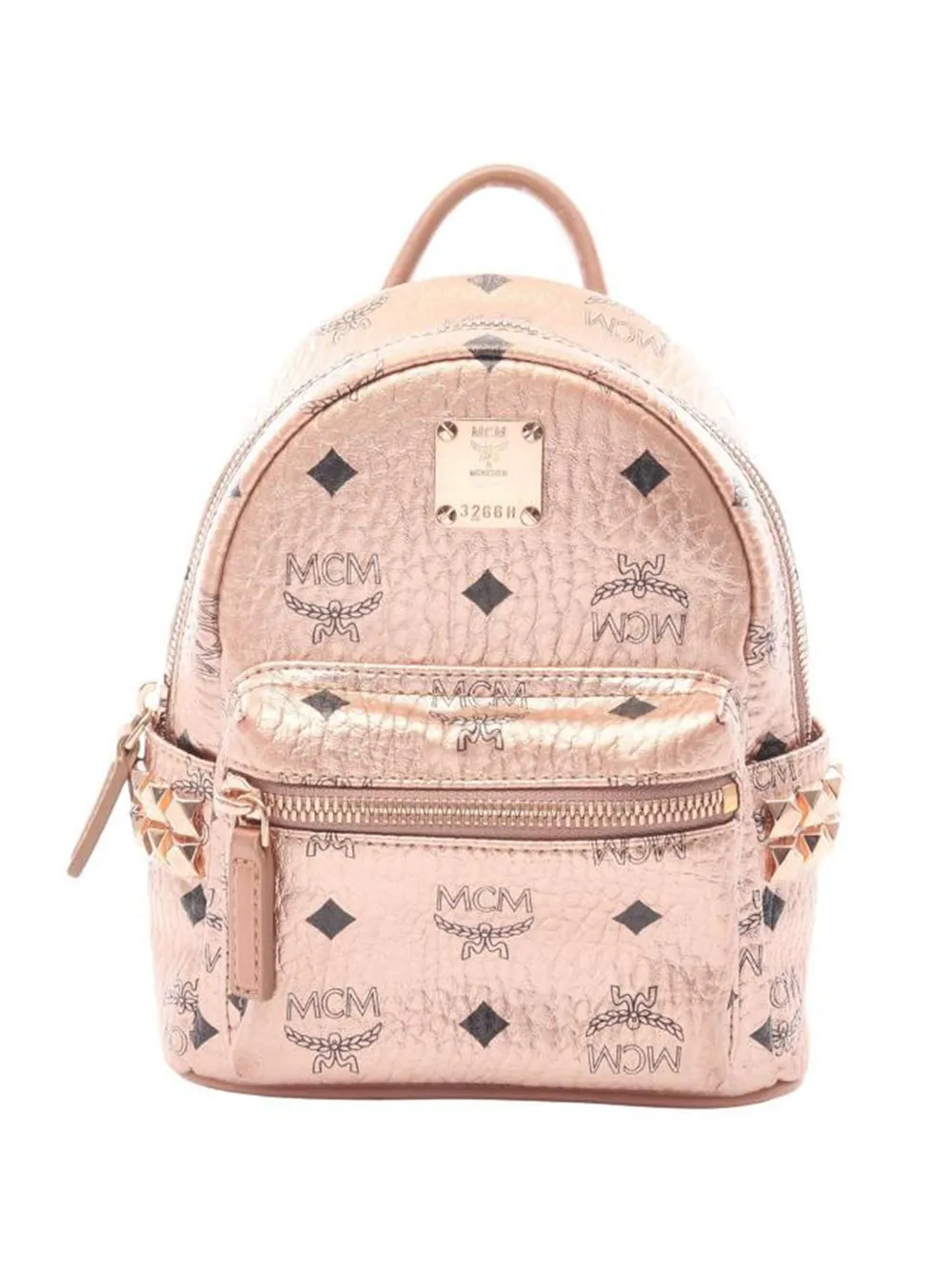 MCM Pre-Owned 2000s logo-print backpack - Rosa