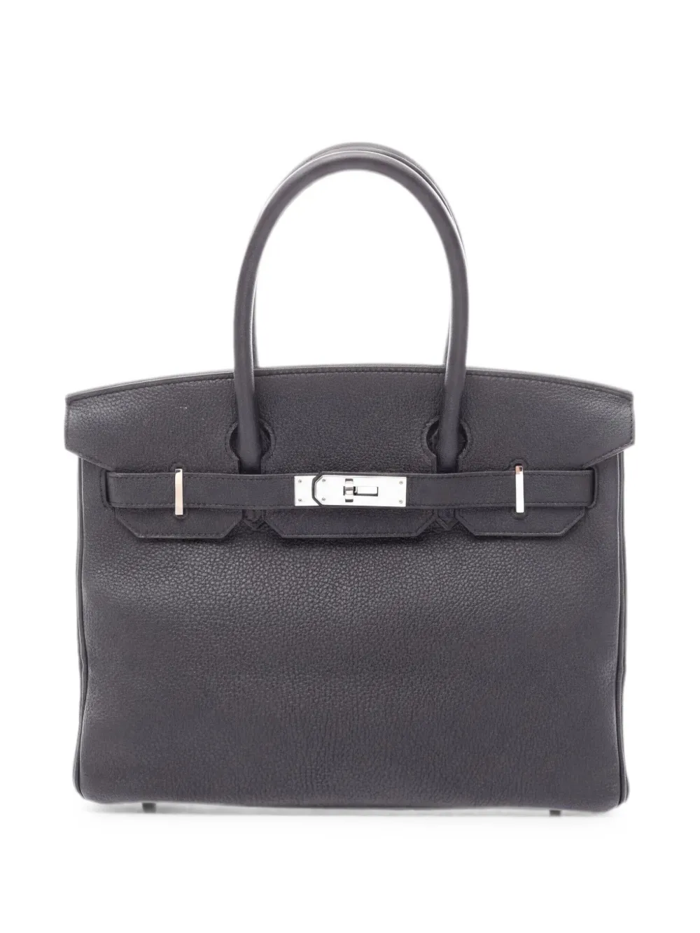 Hermès Pre-Owned Borsa a mano con dettagli color argento 2017 - Grigio