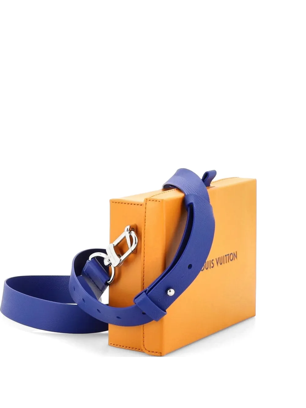 Louis Vuitton Pre-Owned Shopper Clutch Leather crossbody bag - Blu