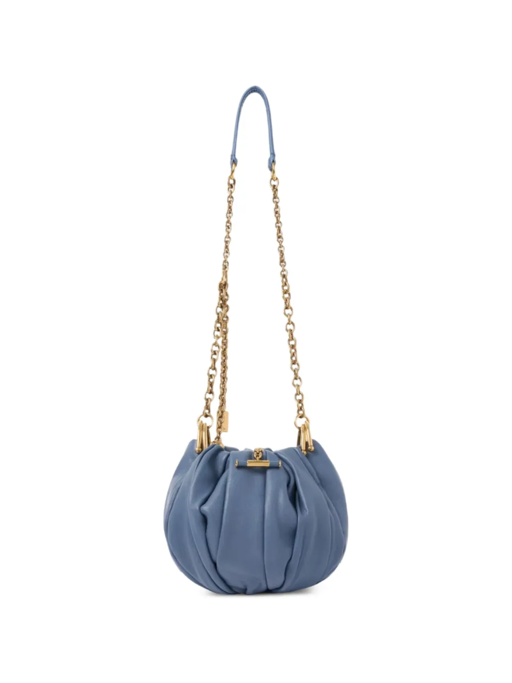 Chloé Plissé crossbody bag - Blu
