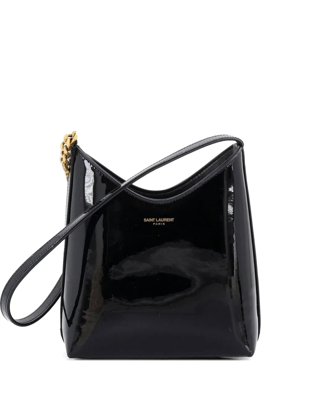 Saint Laurent Pre-Owned Rendez-Vous Patent Mini shoulder bag - Nero