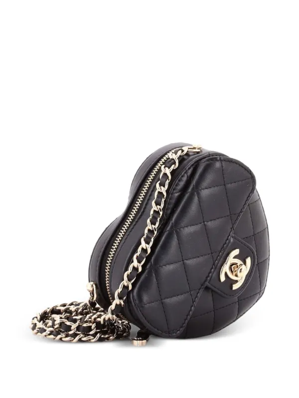 CHANEL Pre-Owned ココマーク In Love Heart ショルダーバッグ
