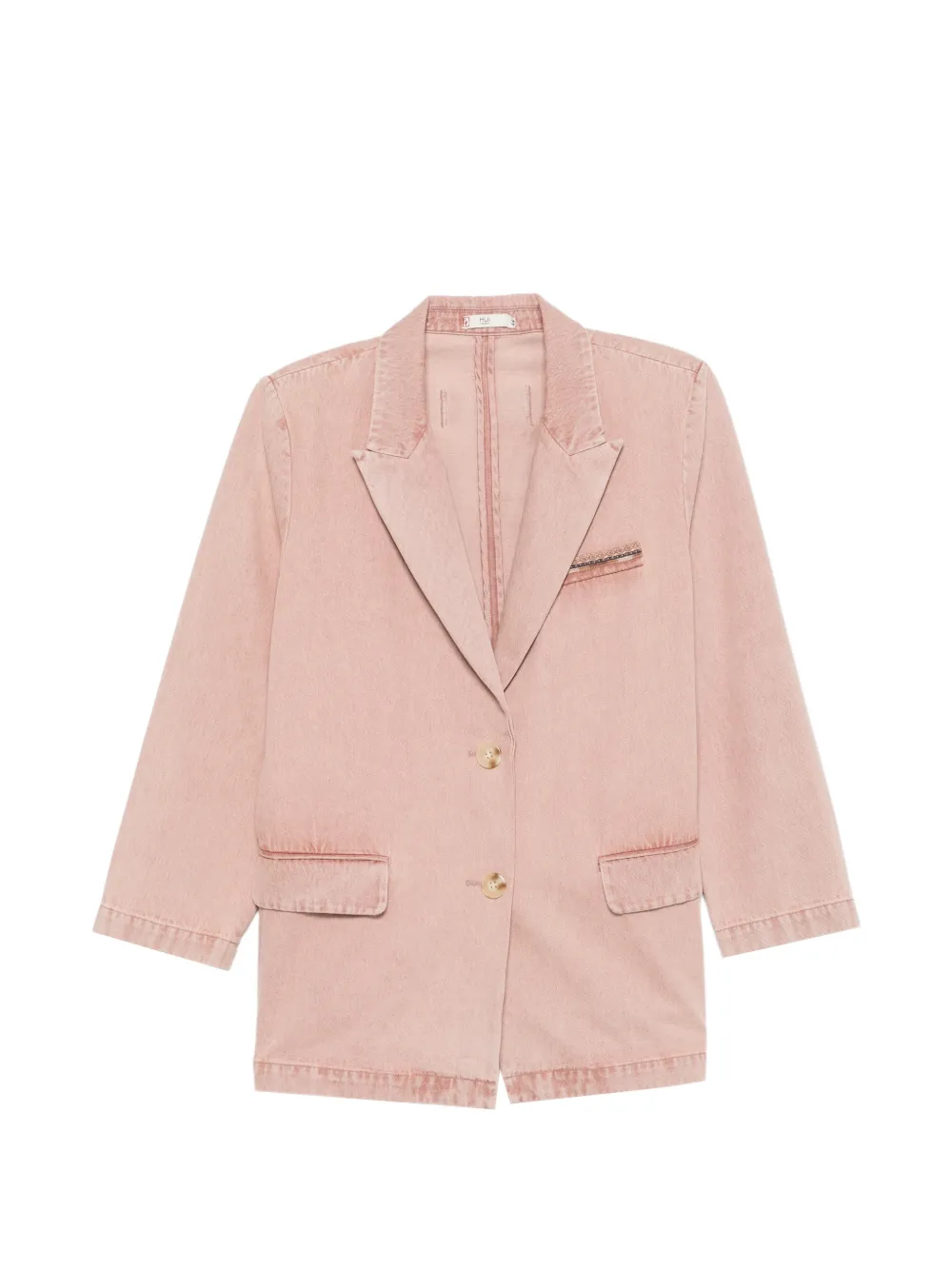Hui Hui denim blazer - Rosa