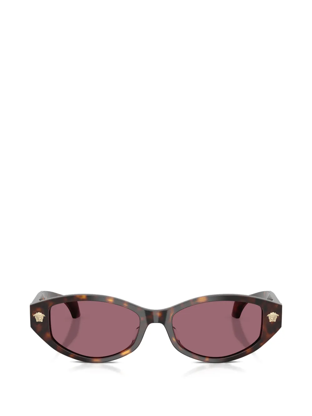 Versace Eyewear cat-eye sunglasses - Marrone