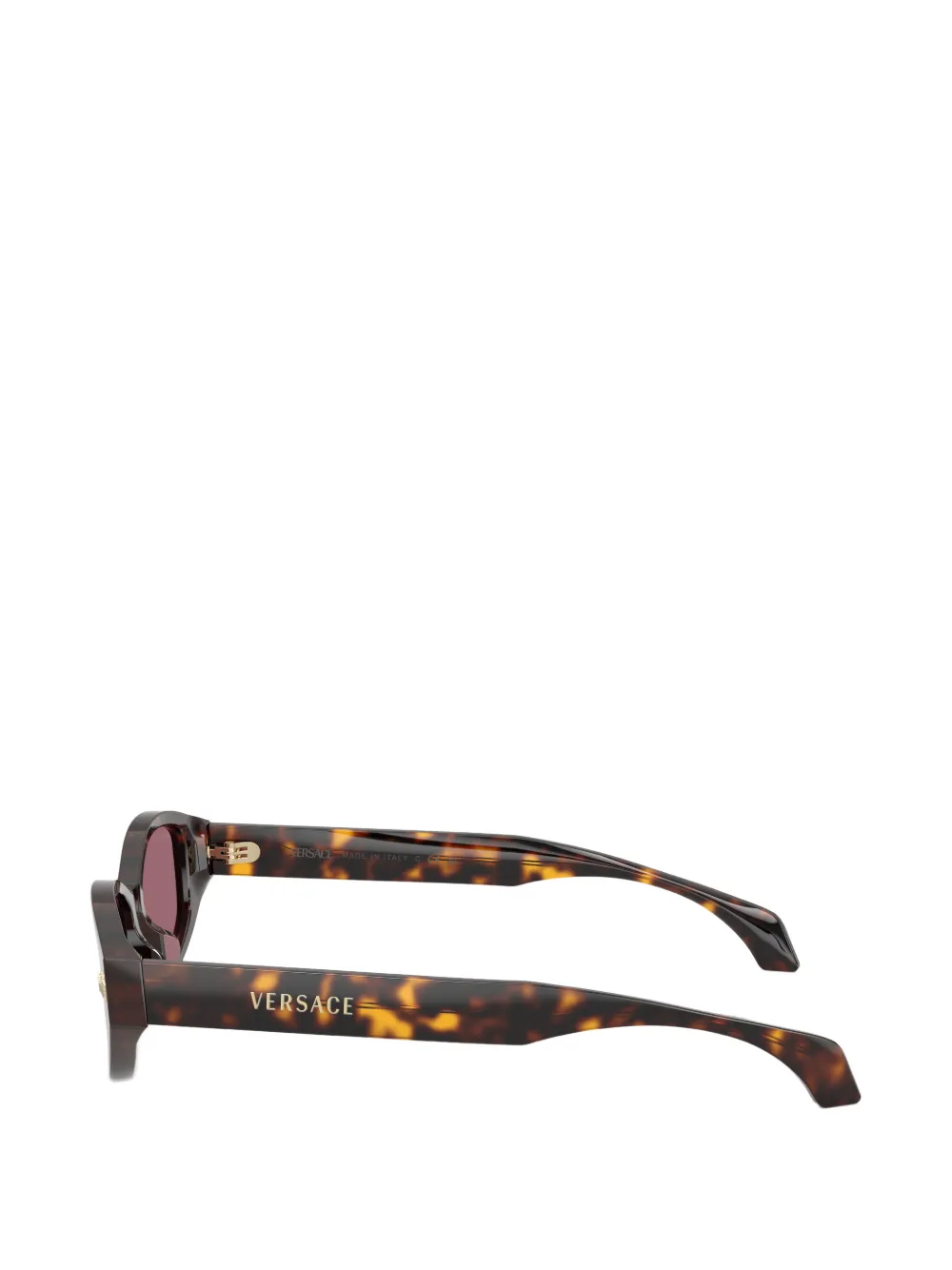Versace Eyewear Zonnebril met cat-eye montuur Bruin