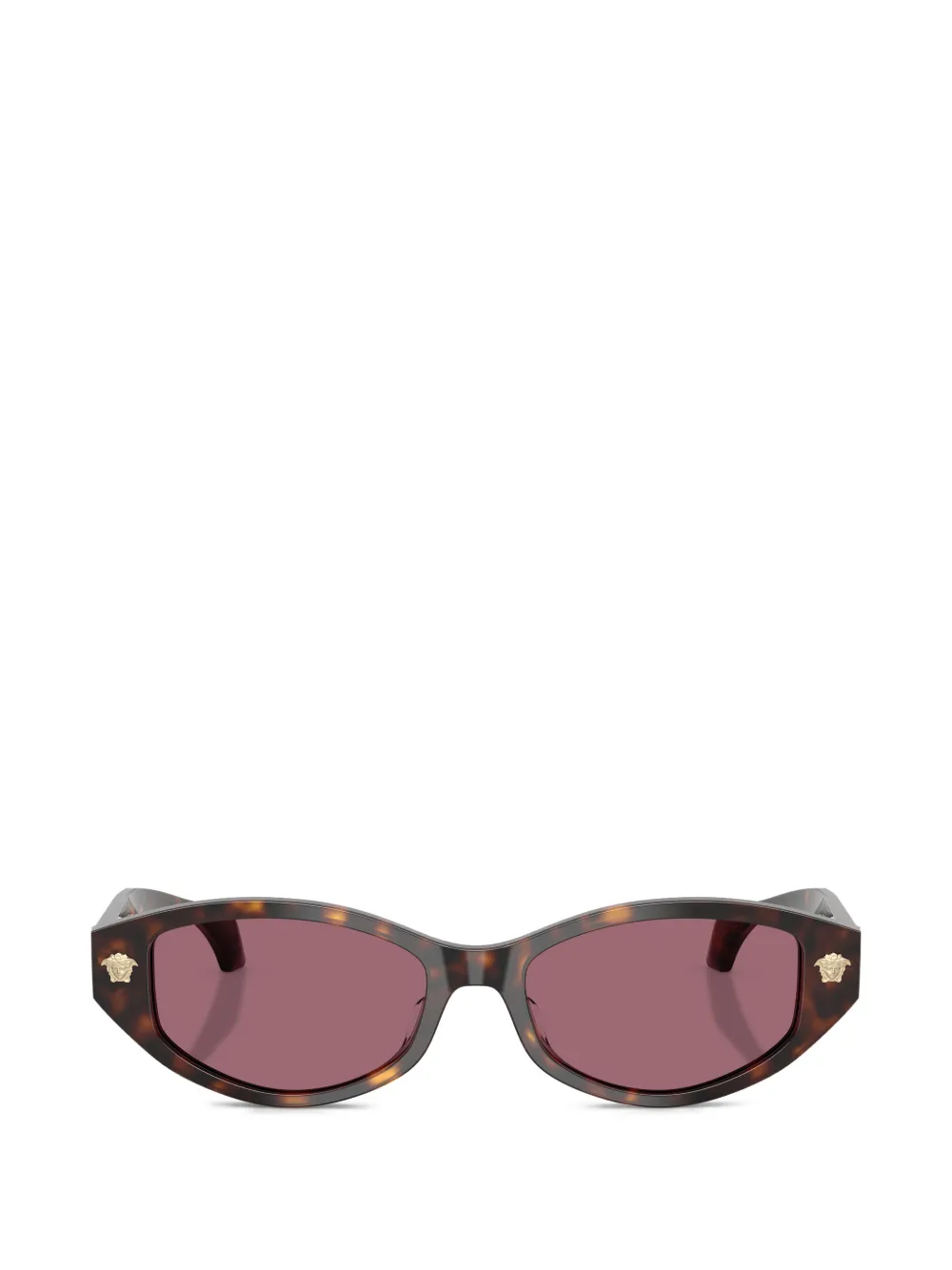 Versace Eyewear cat-eye sunglasses - Braun