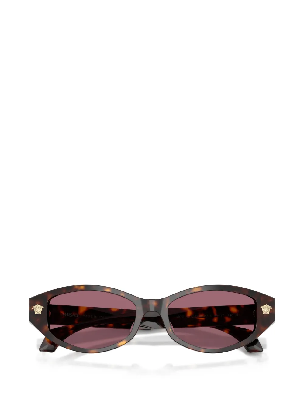 Versace Eyewear Zonnebril met cat-eye montuur Bruin