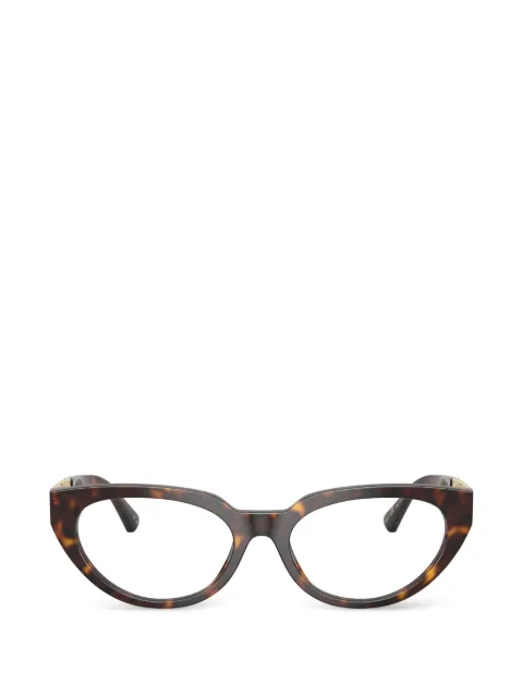 Versace Eyewear geometric-frame greek-key glasses
