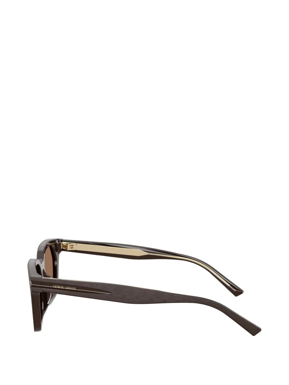 Giorgio Armani Browline zonnebril Bruin
