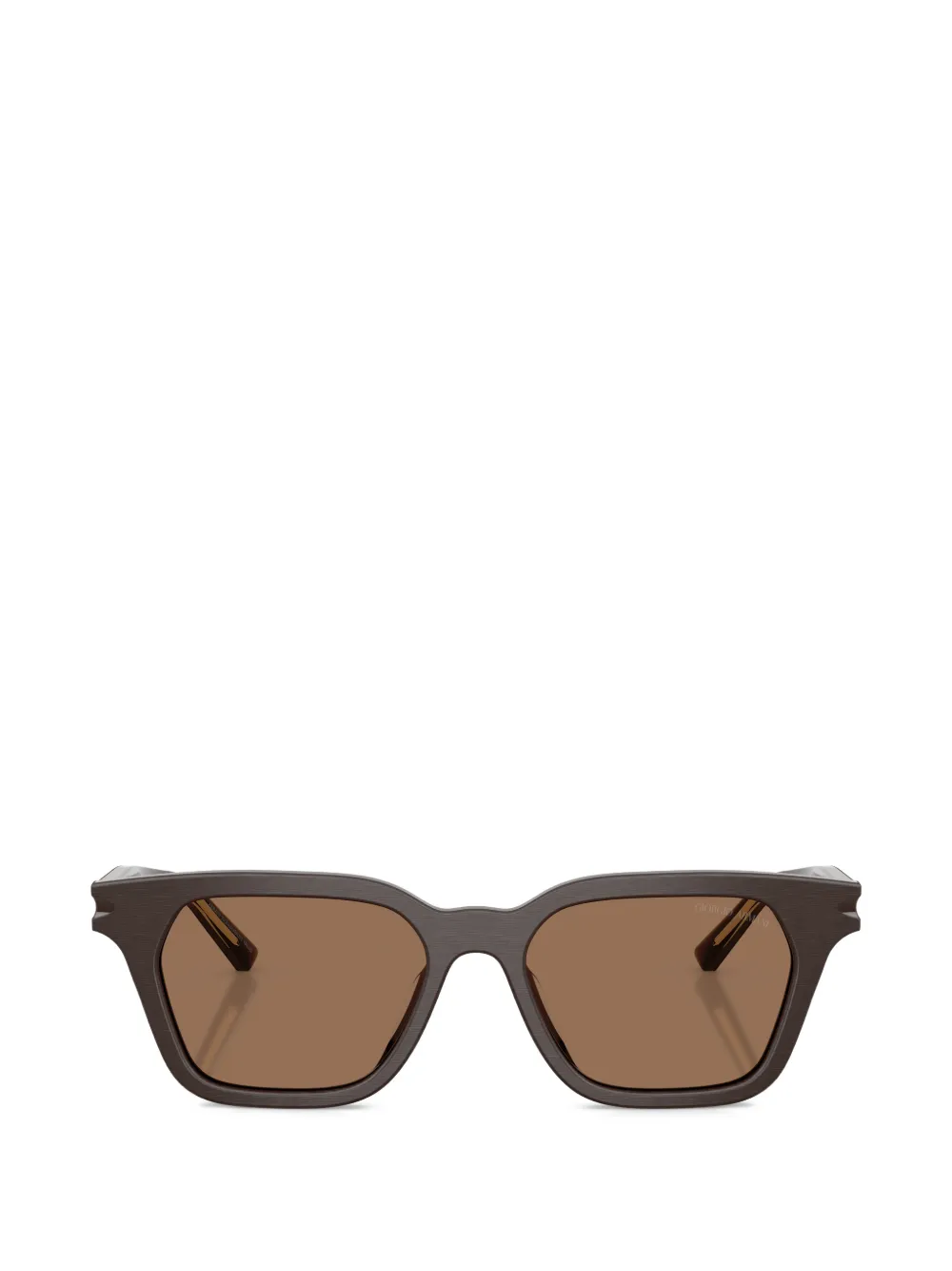 Giorgio Armani browline sunglasses - Marrone