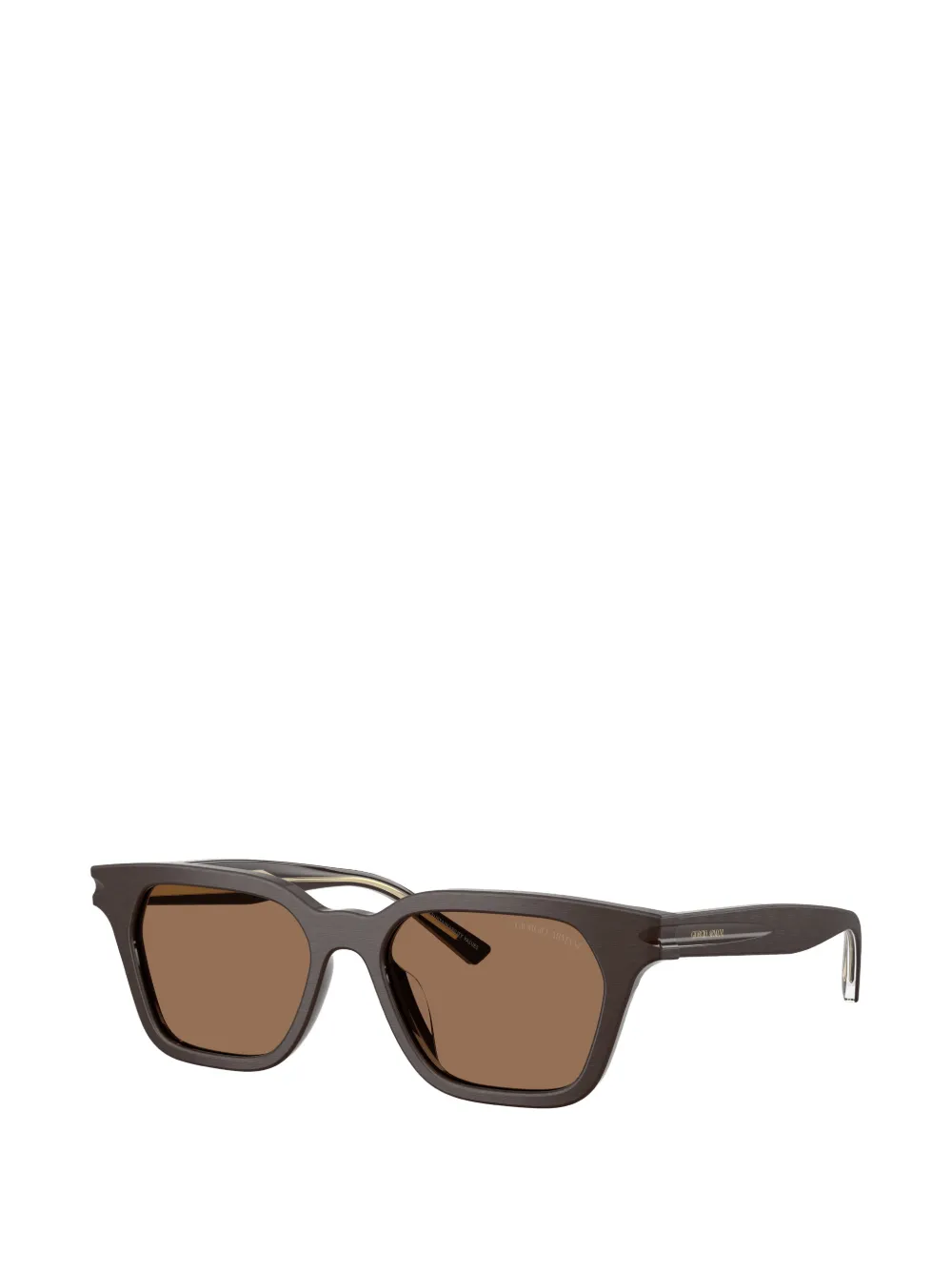 Giorgio Armani Browline zonnebril Bruin