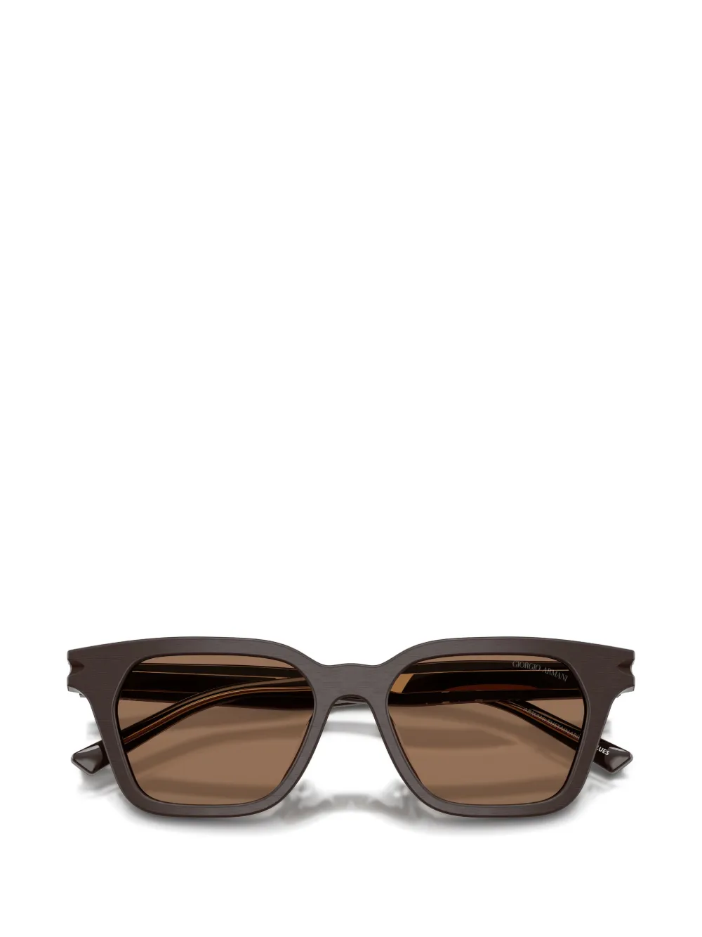 Giorgio Armani Browline zonnebril Bruin
