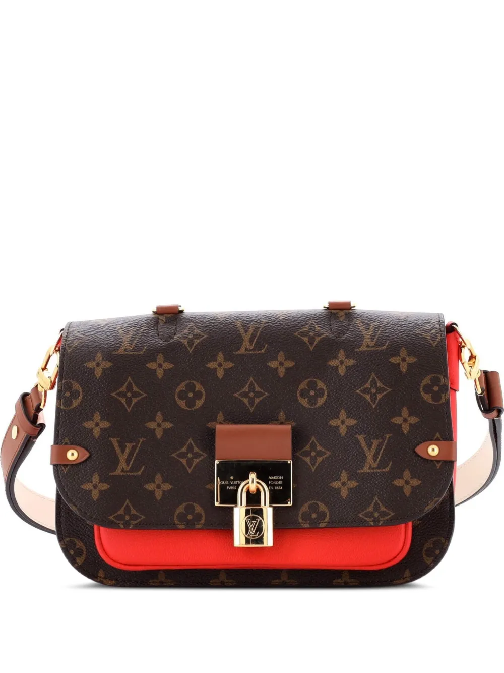 Louis Vuitton Pre-Owned Vaugirard Handbag Monogram Canvas with Leather satchel - Marrone