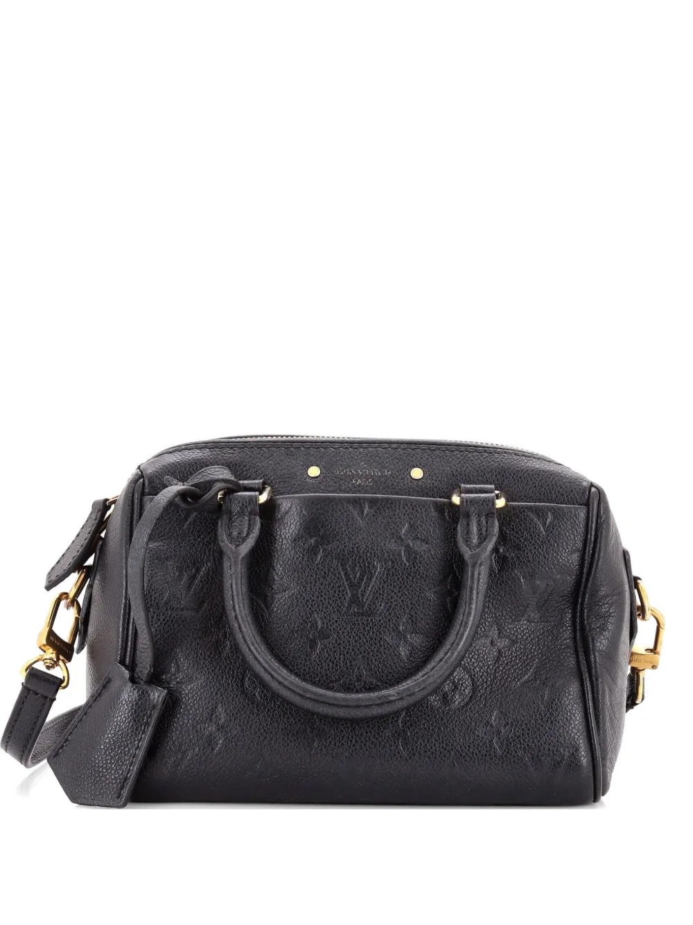 Louis Vuitton Pre-Owned Speedy Bandouliere NM Bag Monogram Empreinte Leather 20 satchel - Schwarz