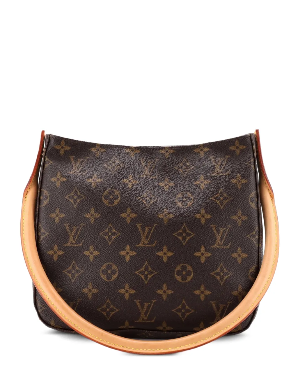 Louis Vuitton Pre-Owned Looping Handbag Monogram Canvas MM satchel - Marrone