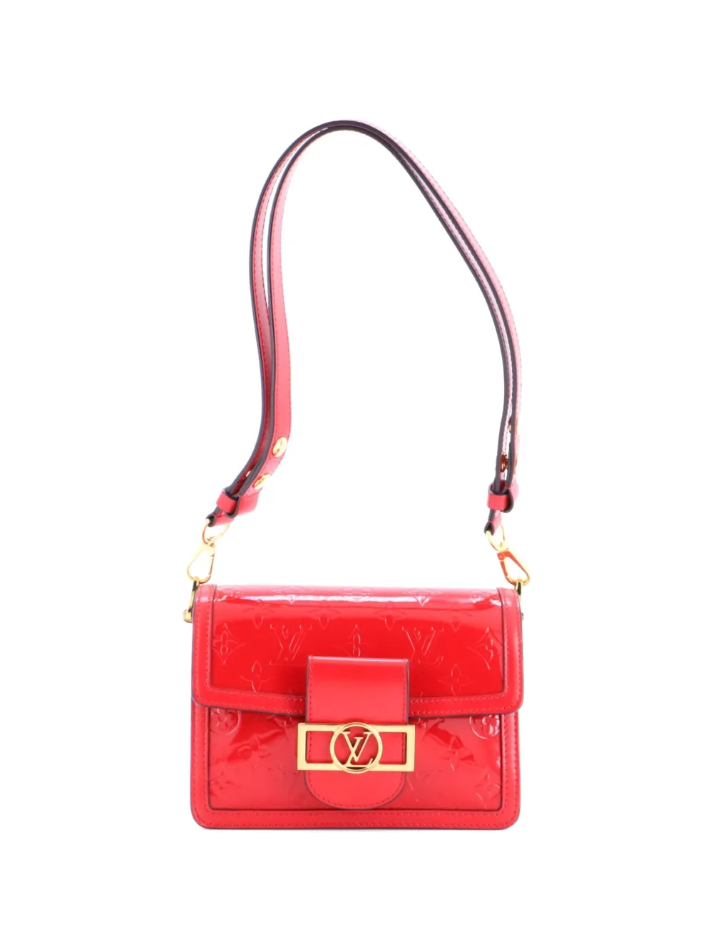 Louis Vuitton Pre-Owned Dauphine Monogram Vernis Mini shoulder bag - Rosso
