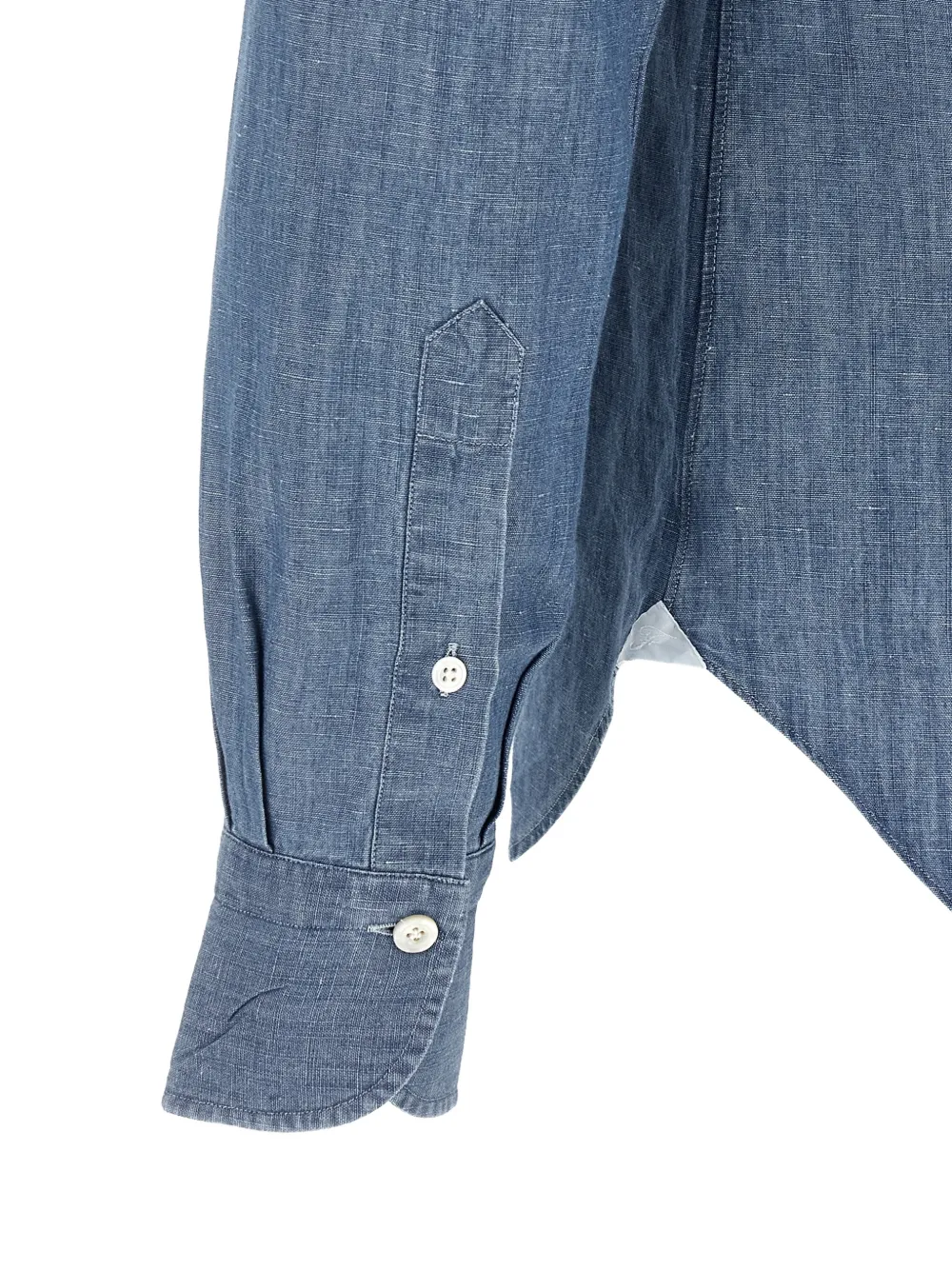 Finamore 1925 Napoli Zurigo button-down overhemd Blauw
