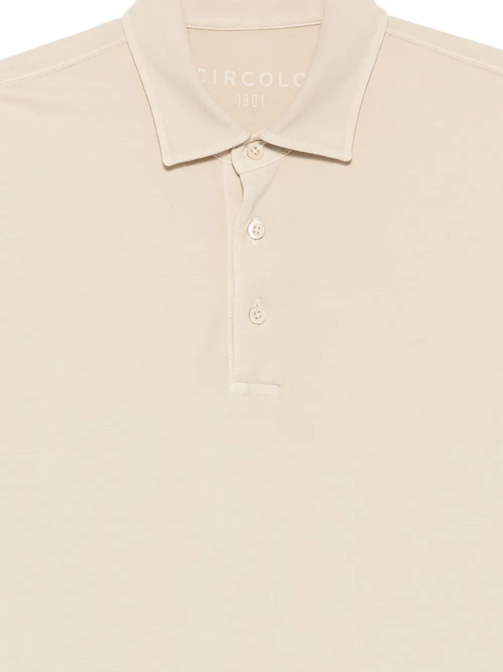 Circolo 1901 Poloshirt met korte mouwen Beige