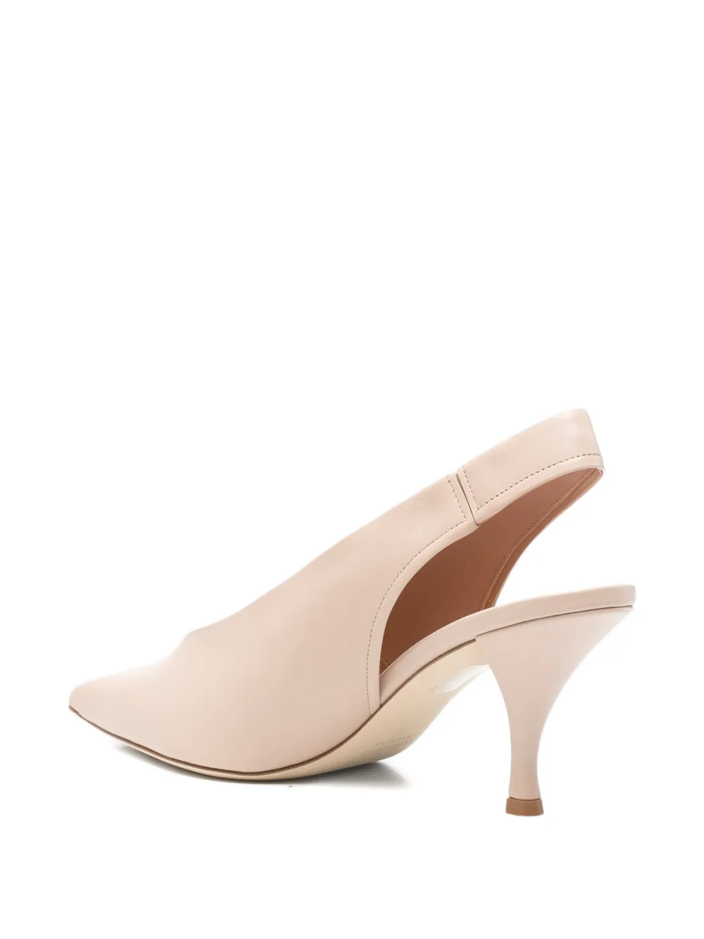 Lella Baldi Pumps met spitse neus Beige