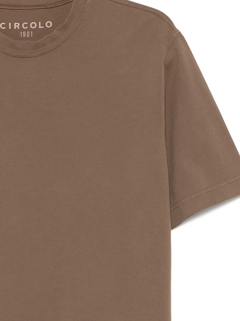 Circolo 1901 T-shirt met ronde hals Bruin