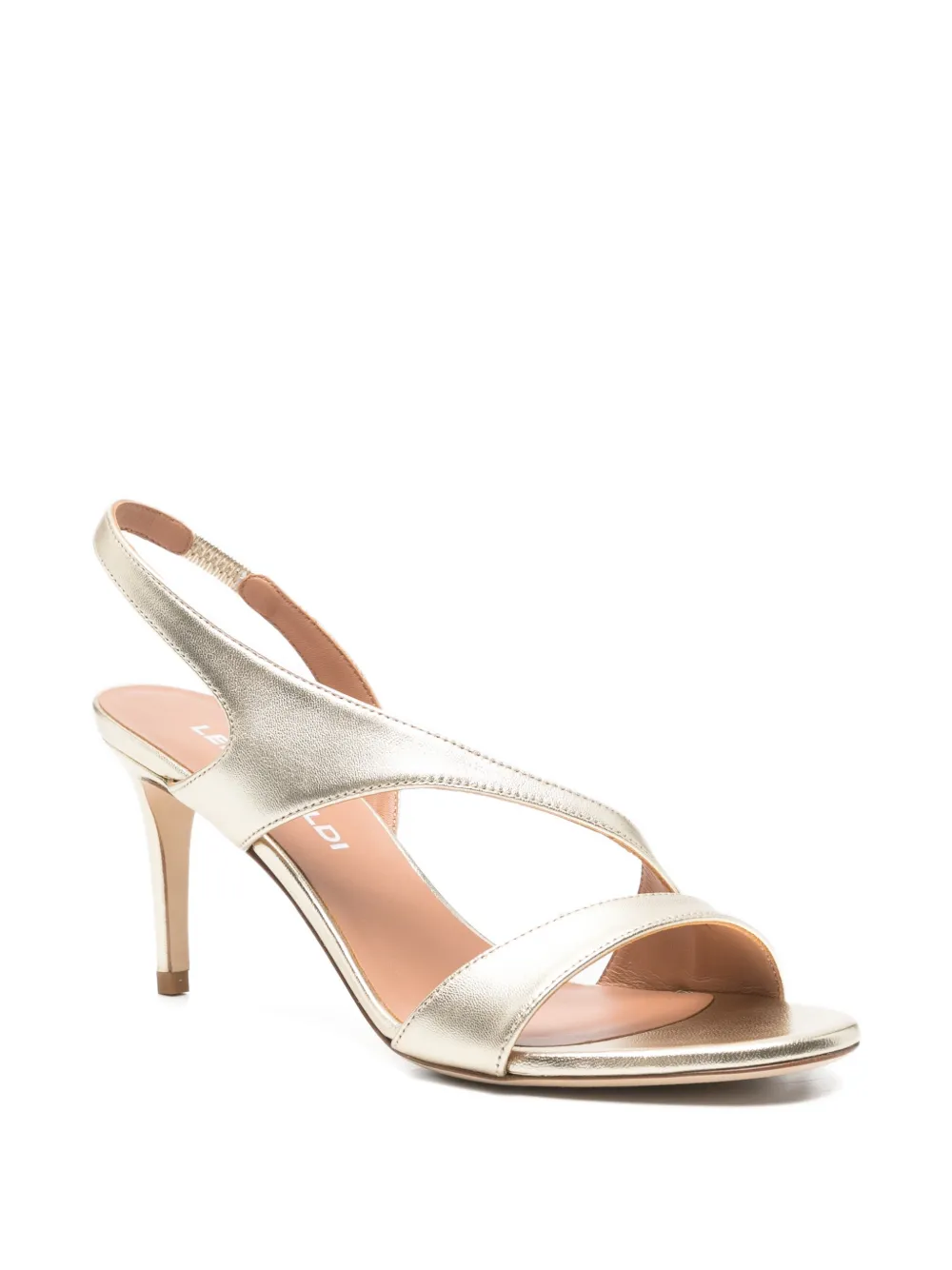 Lella Baldi Sandalen met open neus Goud
