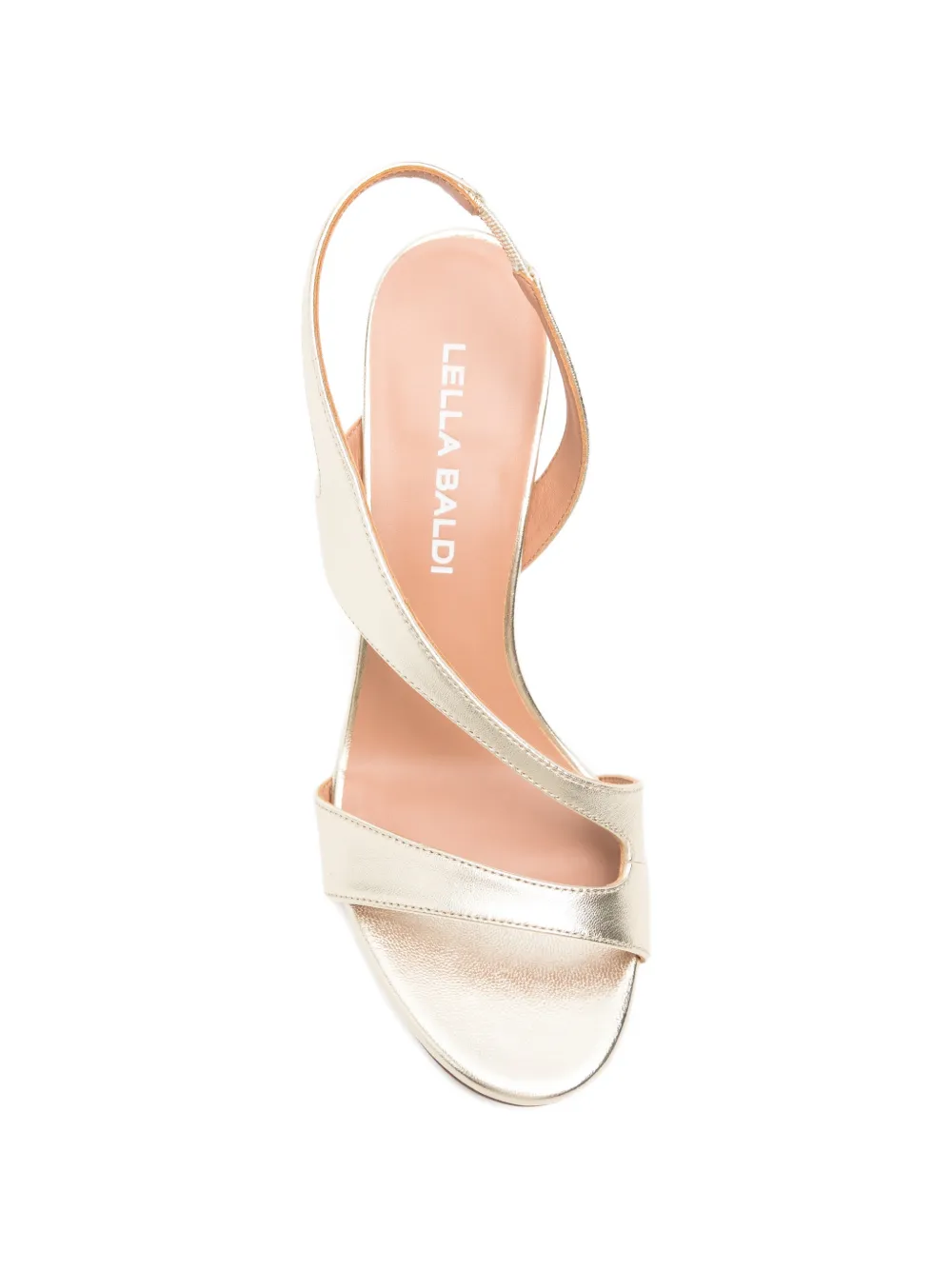 Lella Baldi Sandalen met open neus Goud