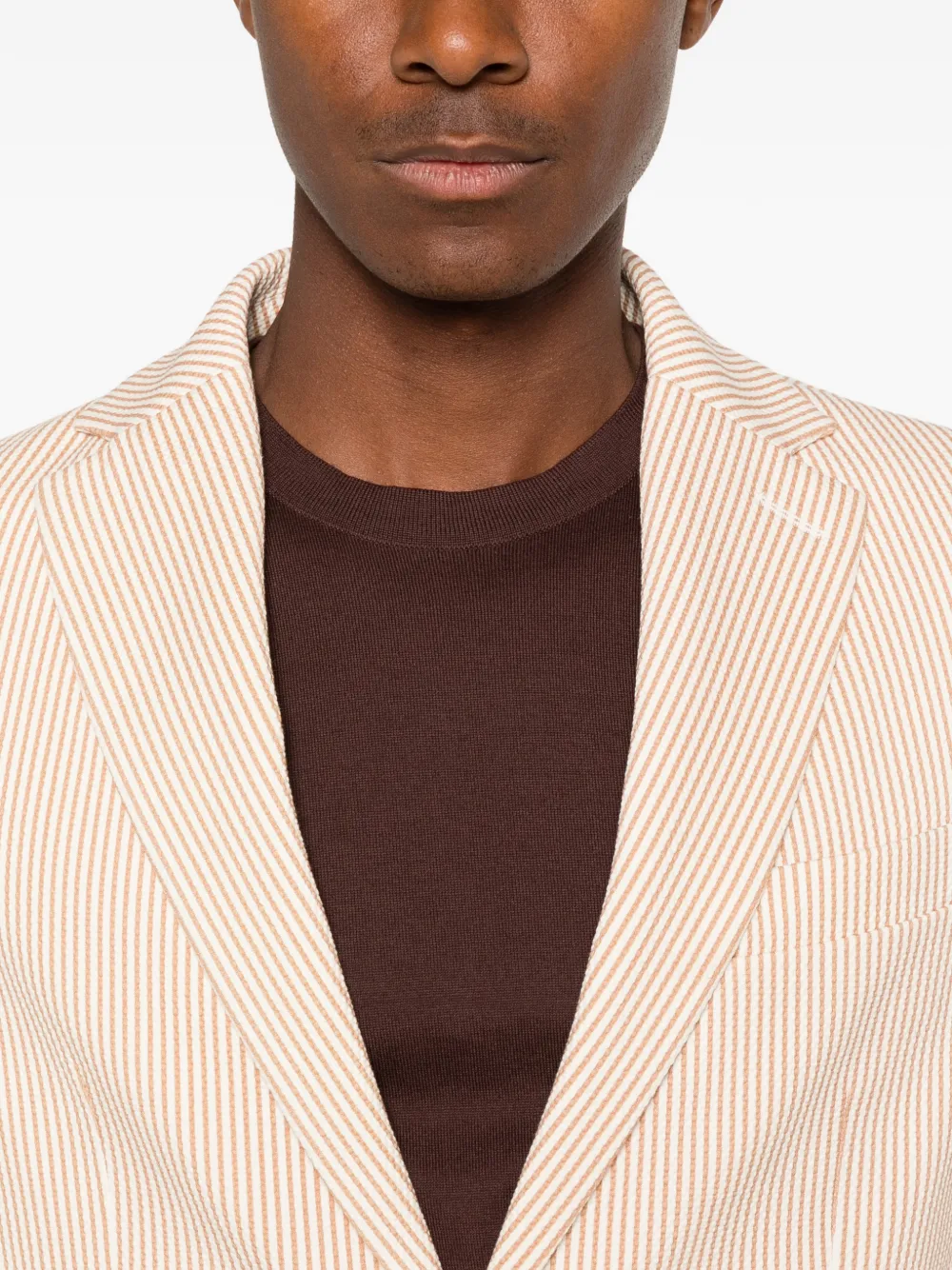 Circolo 1901 Gestreepte blazer Beige