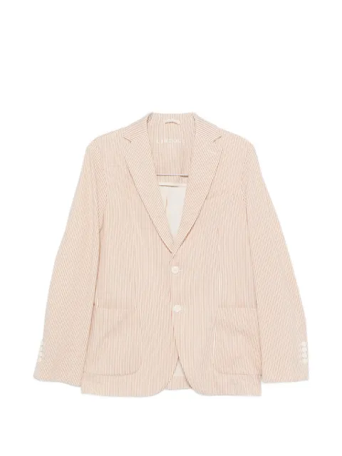 Circolo 1901 striped single-breasted blazer