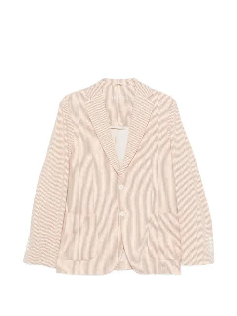 Circolo 1901 striped single-breasted blazer