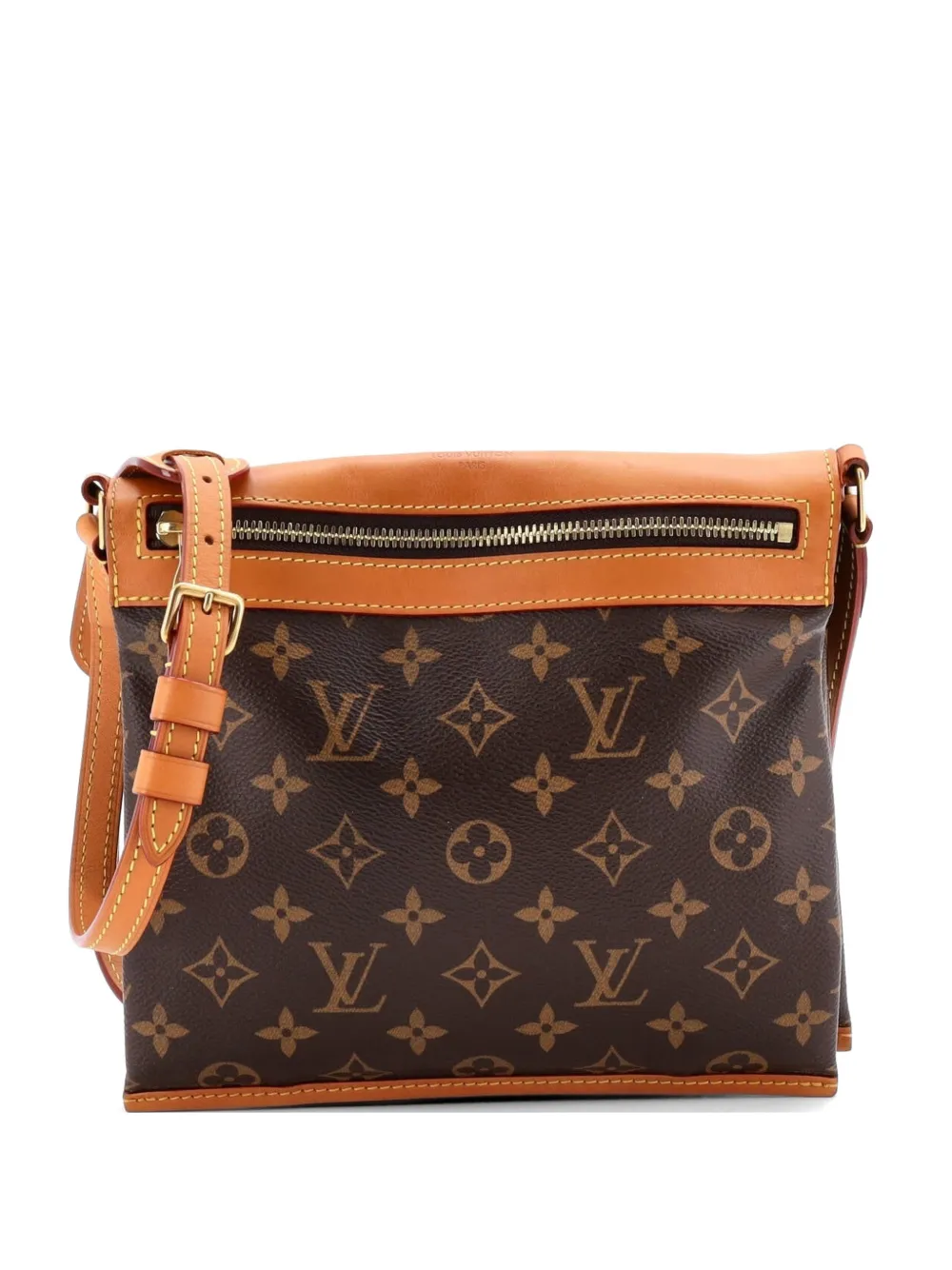 Louis Vuitton Pre-Owned Saumur Messenger Bag Monogram Canvas PM crossbody bag - Brown