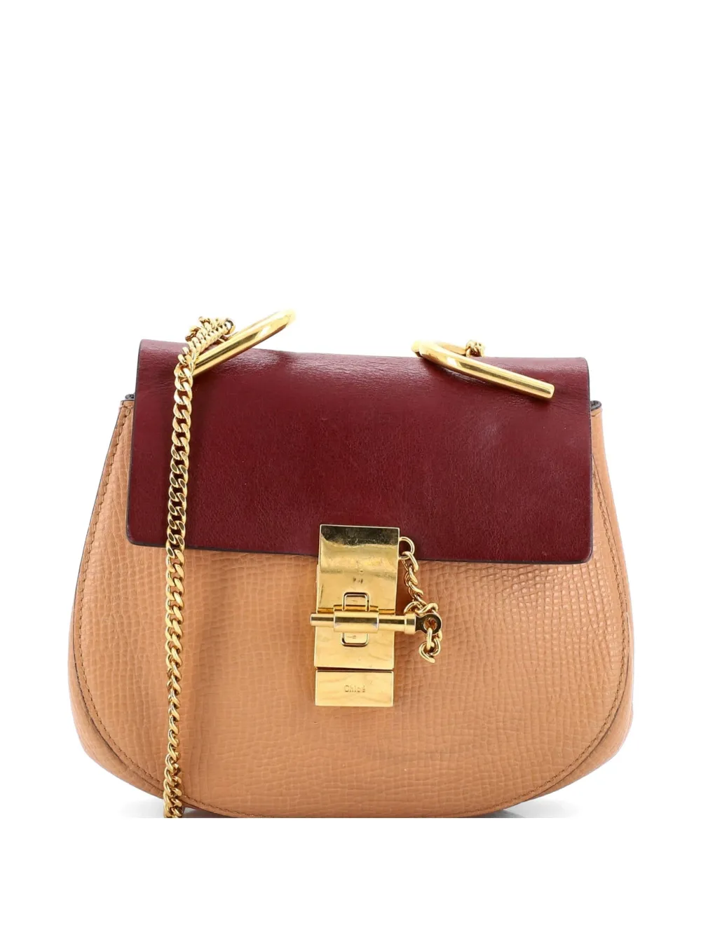 Chloé Pre-Owned Drew Leather Mini crossbody bag - Multicolore