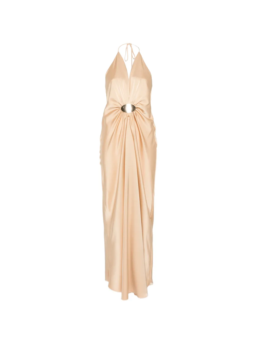 SIMONA CORSELLINI halter-neck maxi dress