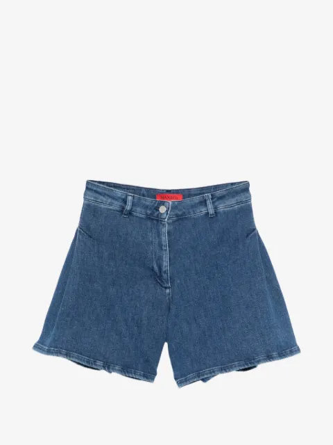 MAX&Co. Kids logo-patch denim shorts