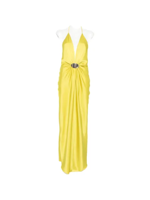 SIMONA CORSELLINI halter-neck maxi dress
