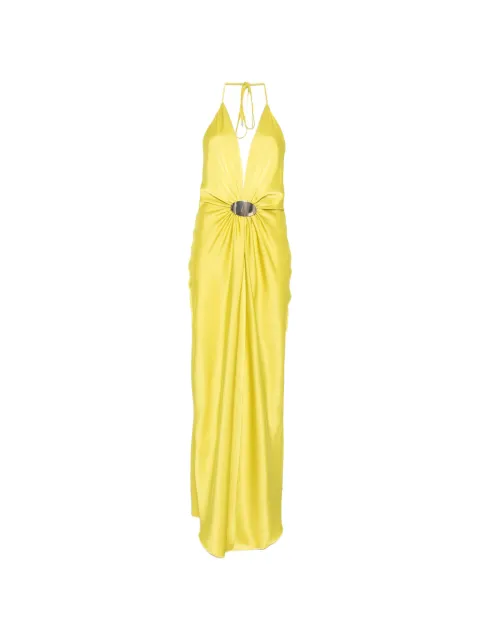 SIMONA CORSELLINI halter-neck maxi dress
