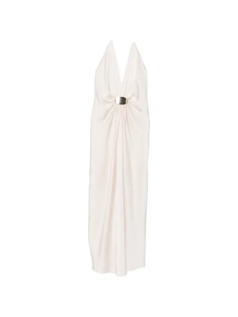 SIMONA CORSELLINI V-neck maxi dress
