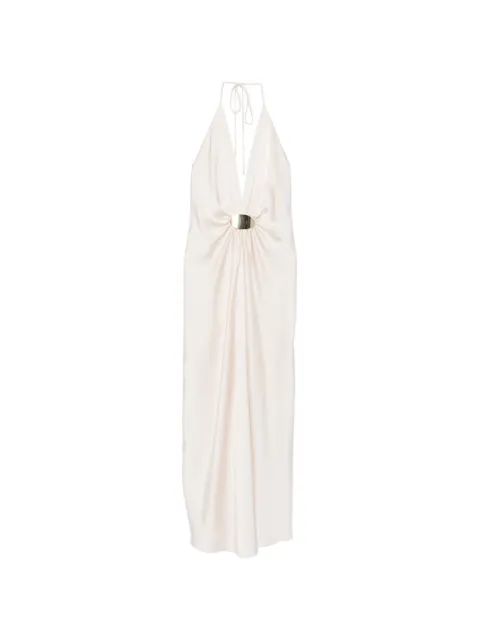 SIMONA CORSELLINI V-neck maxi dress